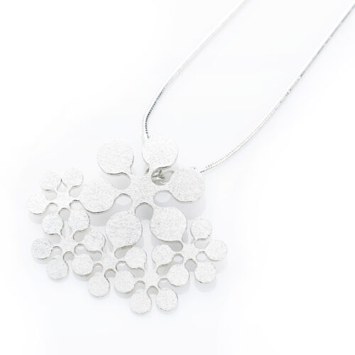 Snowflowers necklace silver