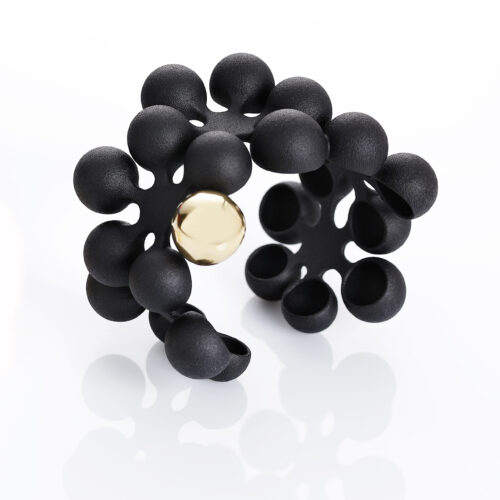 Nix Flores_3D black bracelet