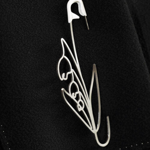 Turvanõel "Piibeleht" Anneli tammik Jewellery